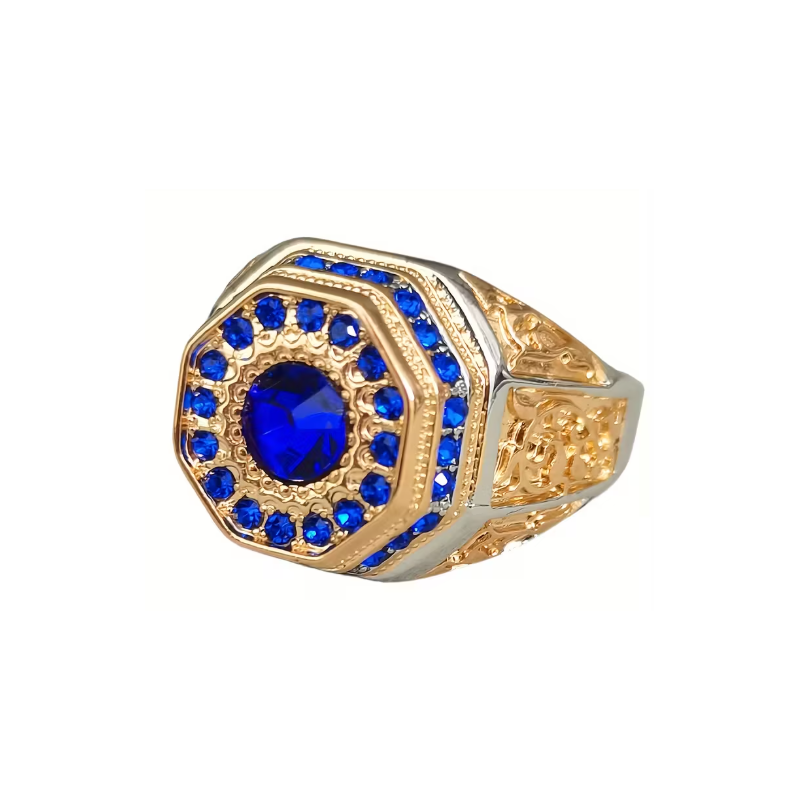 Anillo  estilo vintage  de oro, 14K