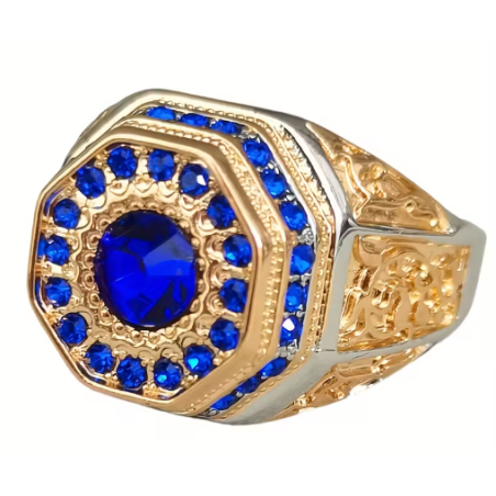 Anillo  estilo vintage  de oro, 14K