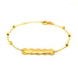 Pulsera para bebés (plaquita grabable)