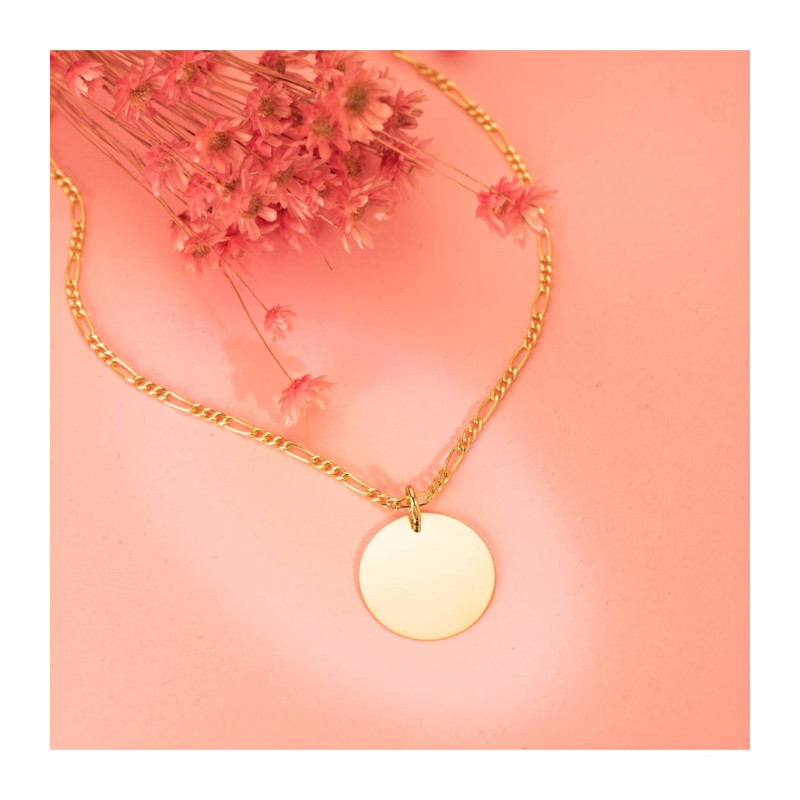 Cadena de oro mas medalla Paloma Oro 18K 18mm