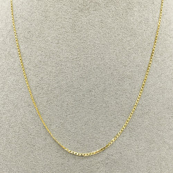 Cadena Oro Italiano 10k - Barbado Mini, Largo 35/40/ cm