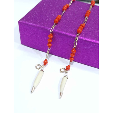 Pulsera tipo coralito oro de 10K