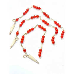 Pulsera tipo coralito oro de 10K