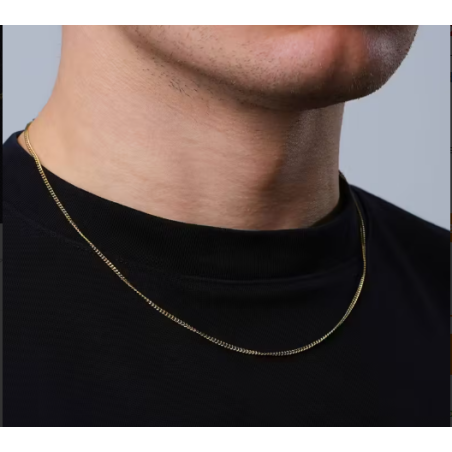 Cadena Delgada para Hombre de Oro 10K – GoldLuxeJoya