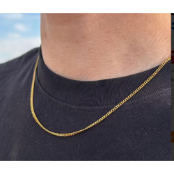 Cadena Delgada para Hombre de Oro 10K – GoldLuxeJoya