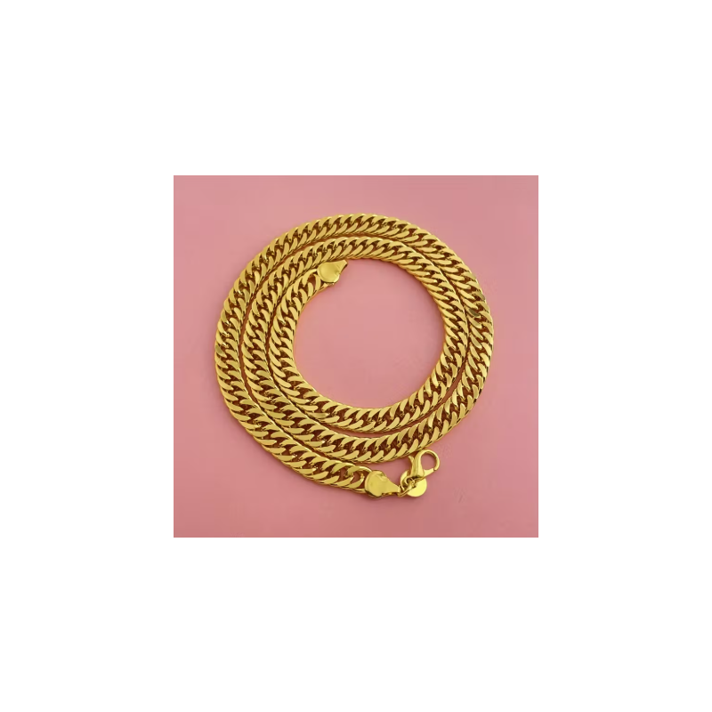 Cadena  con doble cierre. Oro 14K