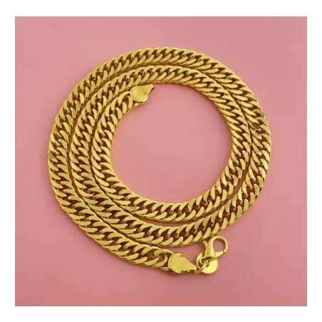 Cadena  con doble cierre. Oro 14K