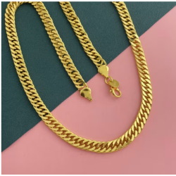 Cadena  con doble cierre. Oro 14K