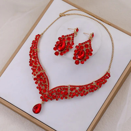 Set precioso en baño de oro